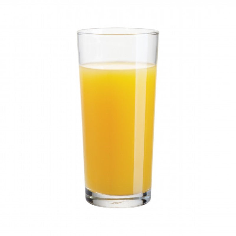 Set of 3 elegant 435ml Nova Tumblers in clear soda lime glass, perfect for serving beverages at any occasion.