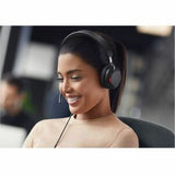 Jabra Evolve2 40 SE USB-C MS Stereo headset, designed for clear calls with noise-cancellation and comfortable fit for professionals.