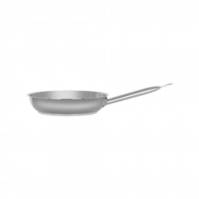 Chef Inox 18/10 frypan, 260x55mm, durable stainless steel, dishwasher safe, perfect for home and professional cooking.