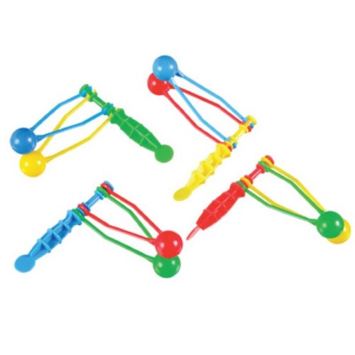 Brightly colored inflatable knocker balls for fun backyard games, perfect for kids and adults, pack of six.