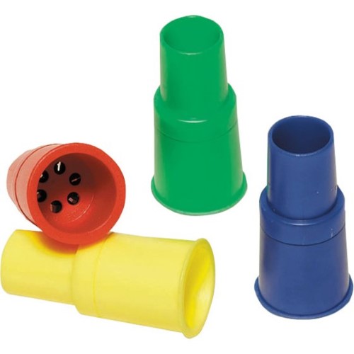 Brightly colored pack of 6 Fav Net Siren Whistles, designed for safety and loud sound, perfect for outdoor activities.