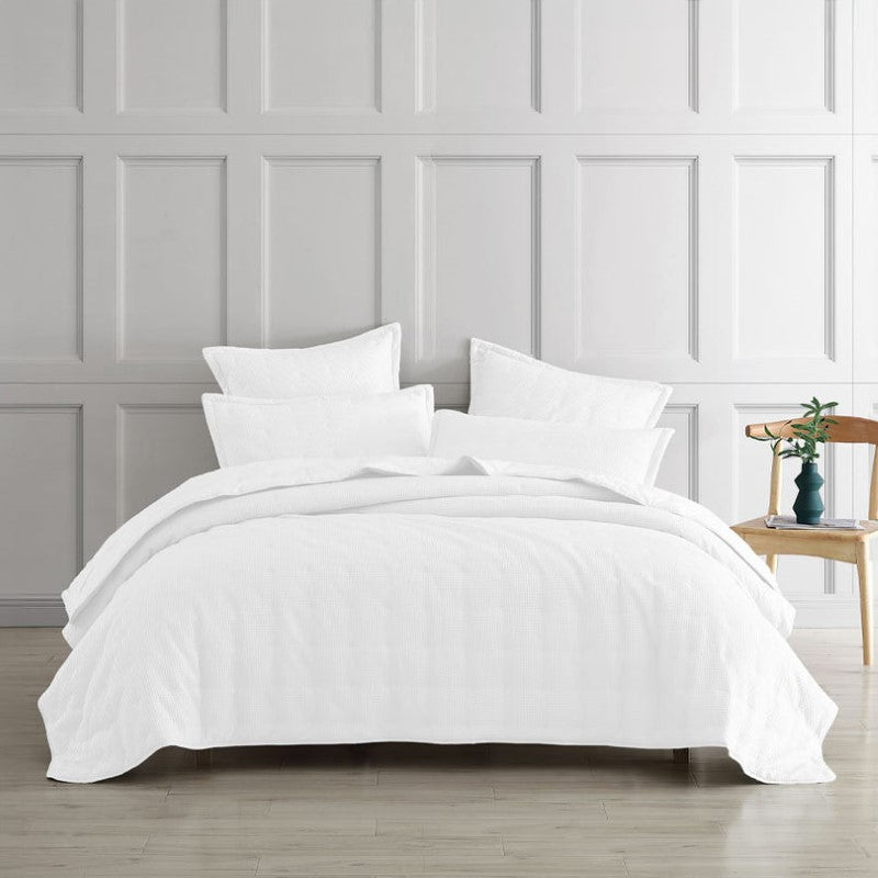 Coverlet - PLATINUM ASCOT WHITE (Single Bed/ Double Bed)