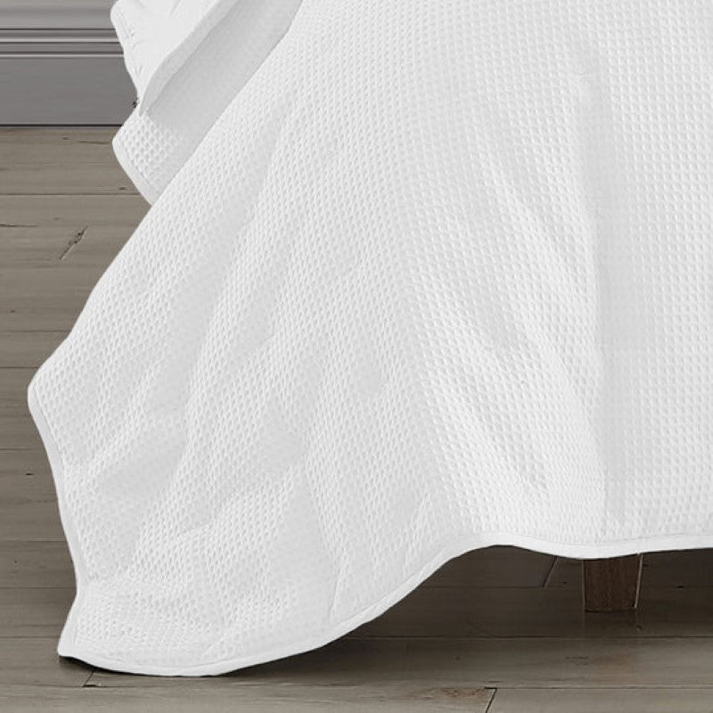 Coverlet - PLATINUM ASCOT WHITE (Single Bed/ Double Bed)