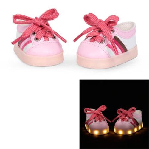 Our Generation OG Accessory - Light Up Pink & White Sneakers