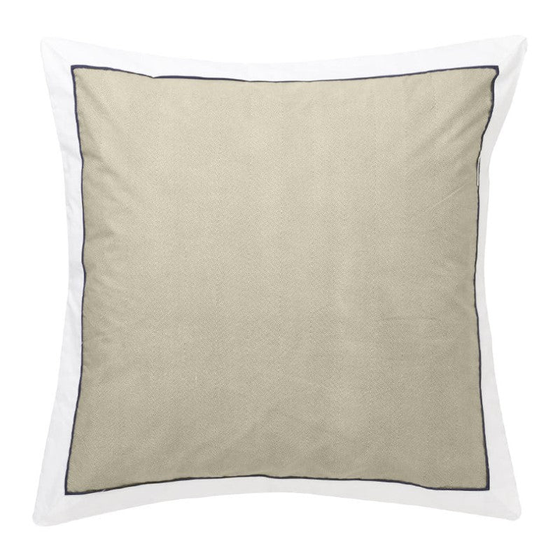 European Pillowcase - LOGAN & MASON ESSEX OLIVE (65cm x 65cm)