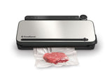 FoodSaver Controlled Multi Seal by Sunbeam: versatile vacuum sealer with 5 settings, stainless steel design, and included starter bags.