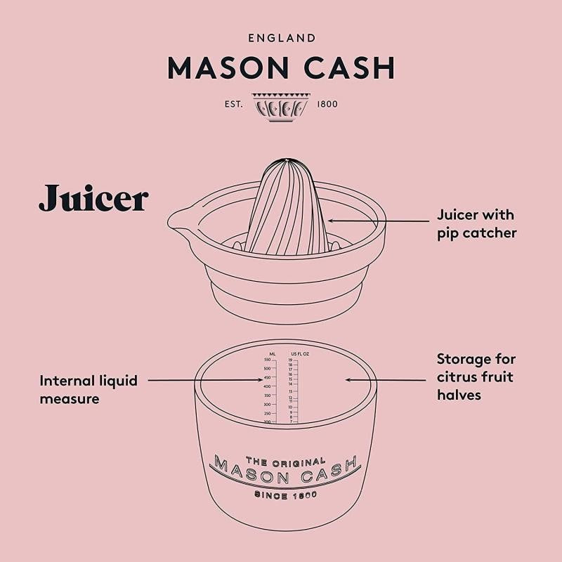 Mason Cash Innovative Kitchen Juicer & Store 550ml | White