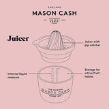 Mason Cash Innovative Kitchen Juicer & Store 550ml | White