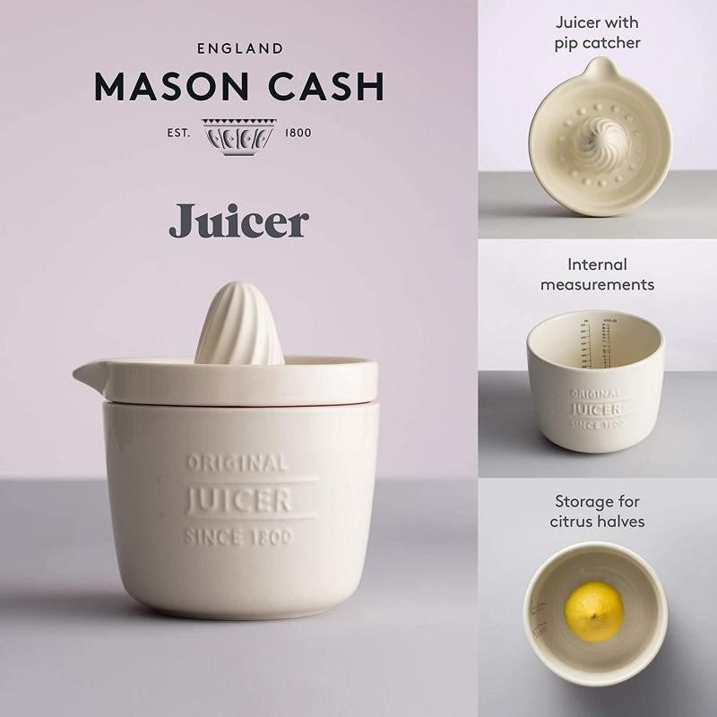 Mason Cash Innovative Kitchen Juicer & Store 550ml | White