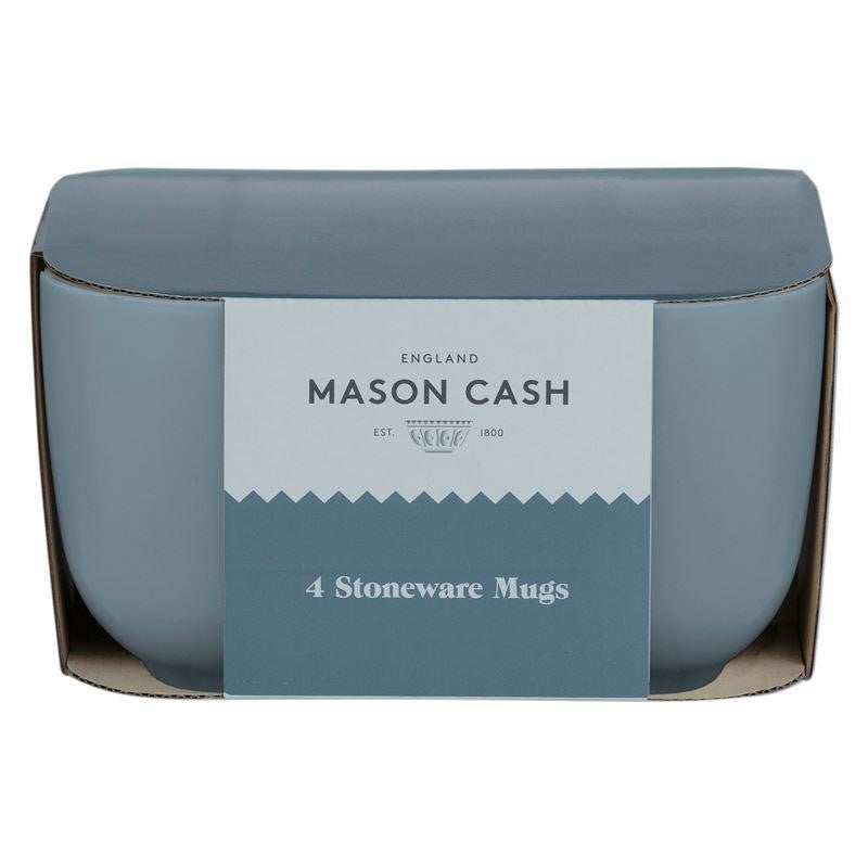 Mason Cash Set Of 4 Mugs 400ml | Grey