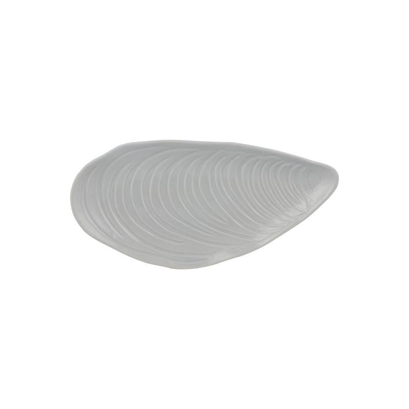 Mason Cash Nautical Medium Shell Platter, 36.5 cm, intricately embossed, perfect for serving seafood and snacks with coastal charm.