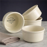 Mason Cash Heritage Ramekin, 220ml stoneware dish, ideal for baking soufflés and desserts, with a chip-resistant glaze.