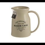 Mason Cash Heritage Jug 1L in stoneware, designed for stylish serving with a classic pouring lip and timeless appeal.