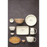 Mason Cash Heritage 2L Batter Bowl in stoneware, featuring a classic design and pouring lip for easy mixing and mess-free pouring.