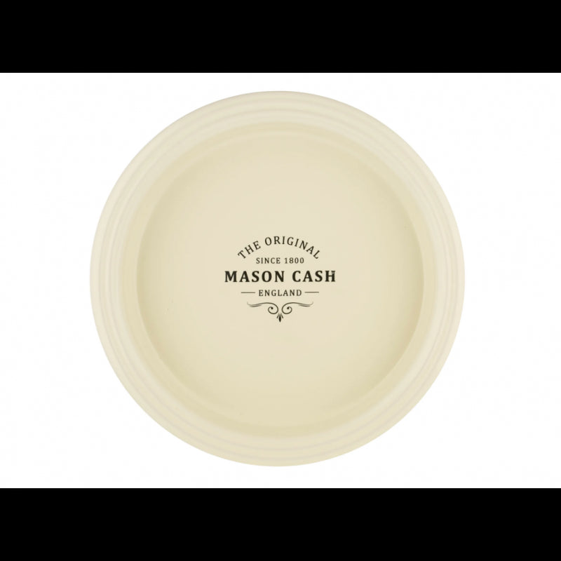 Mason Cash Heritage Pie Dish, 1.4L stoneware, 28cm diameter, ideal for baking sweet and savory pies, microwave and dishwasher safe.