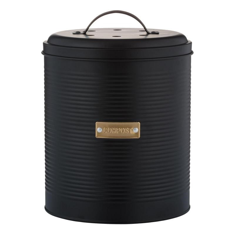 Typhoon Living Compost Caddy 2.5L | Black