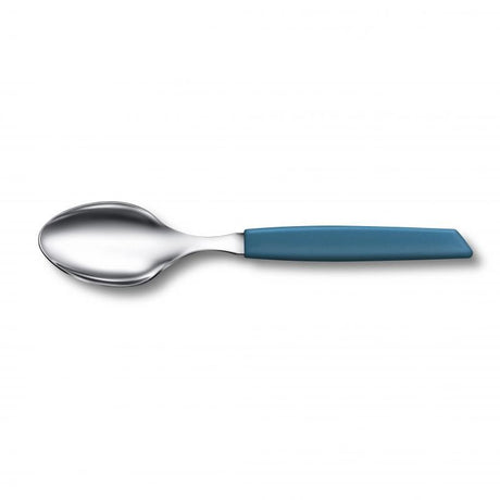 Elegant Victorinox Swiss Modern Table Spoon in Cornflower, featuring a stainless steel body and comfortable slip-proof handle.