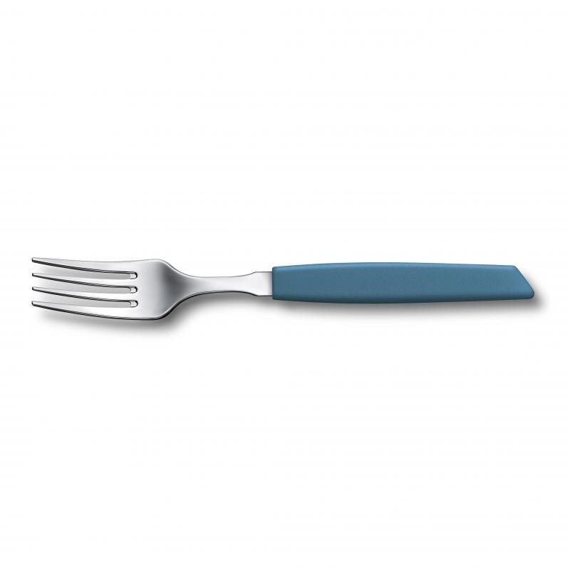 Elegantly designed Victorinox Swiss Modern Table Fork in Cornflower, crafted from durable stainless steel for dining sophistication.