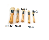 Das Stencil Brush S1368 No.6 for precise stencil application in painting, featuring durable bristles and an ergonomic handle.