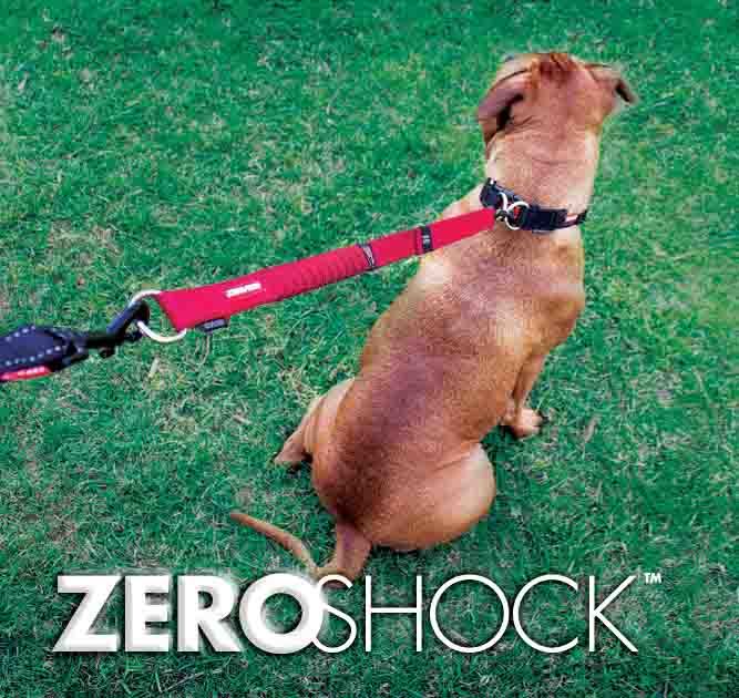 Dog Leash Extension Zero Shock Ezy Dog - 60cm - Black