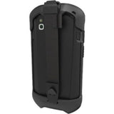 Rugged Zebra carrying case with hand strap, designed for bar code scanners, ensuring secure transport and protection.