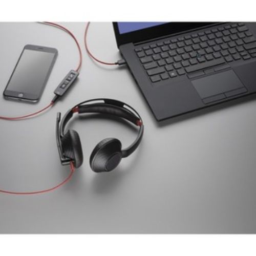 Poly Blackwire 5220, Stereo, USB-A - Stereo - USB Type A, Mini-phone (3.5mm)