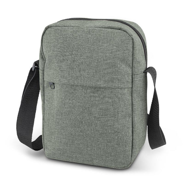 Set of five stylish grey travel bags, 24cm each, made from durable polyester with zippers for organization and comfort.