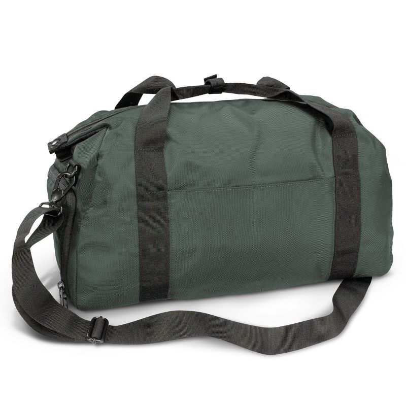 Charcoal Titleist Players Boston Bag, 46cm, durable polyester, features shoe compartment, zippered pockets, adjustable strap.