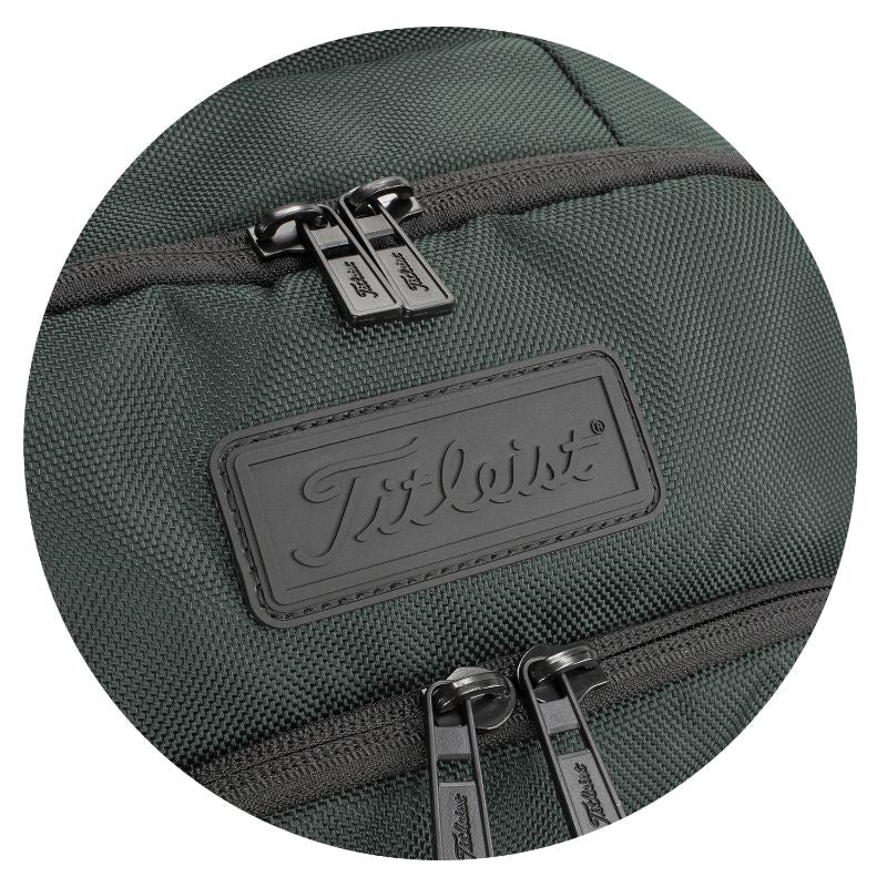 Titleist Players Backpack in Charcoal, featuring durable fabric, spacious compartments, and ergonomic design for golfers and travelers.