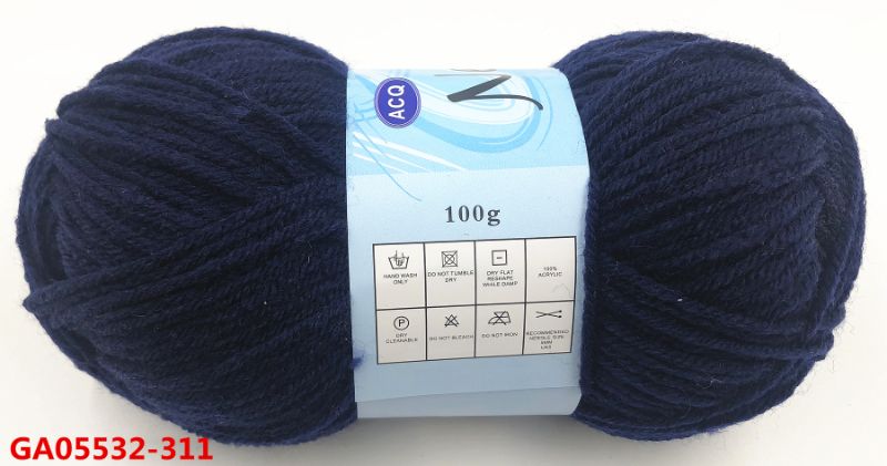Yarn Acrylic - Blue 100g (Set of 12)