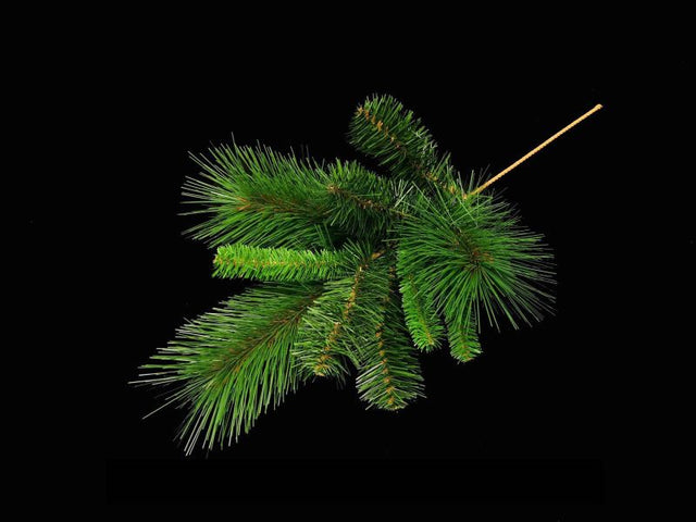 Lifelike Mixed Pine Spray with pine needles and cones, perfect for enhancing home decor and seasonal arrangements.