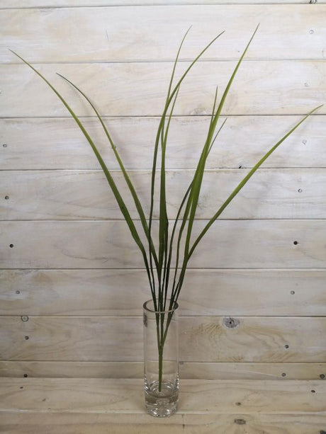 Artificial Tall Grass Bush in vibrant green, ideal for indoor/outdoor decor, UV resistant, maintenance-free, adds natural texture.