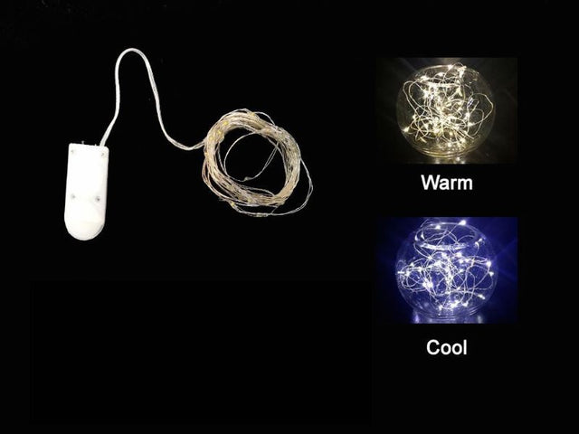 Enchanting 3m cool silver LED string lights for indoor and outdoor decor, perfect for creating a warm, inviting atmosphere.