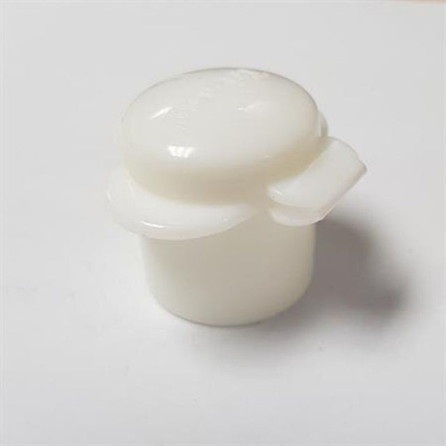 White Tri-ang Trike Push Pole Cap designed for Tuff Trikes, ensuring a snug and secure fit for adventurous rides.