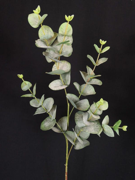 Artificial Silky Eucalyptus Spray in grey, featuring realistic texture and elegance for stylish home decor.
