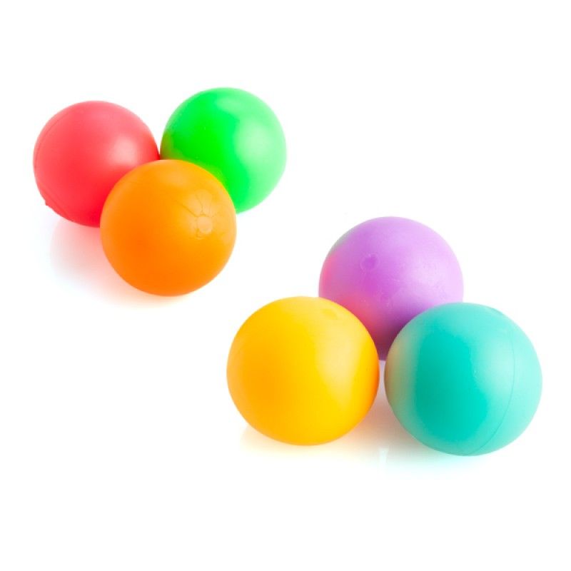 Set of 3 colorful Smoosho's Sticky Splat Ballz, perfect for stress relief and sensory play, squishy and fun to toss.