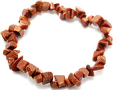 Set of 6 Goldstone bracelets designed for Leos, symbolizing optimism, strength, and positive energy.