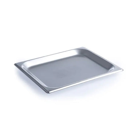 Gastronorm Pan 1/2x20mm, 325x265mm, 1.4L stainless steel, perfect for food storage and serving in commercial kitchens.