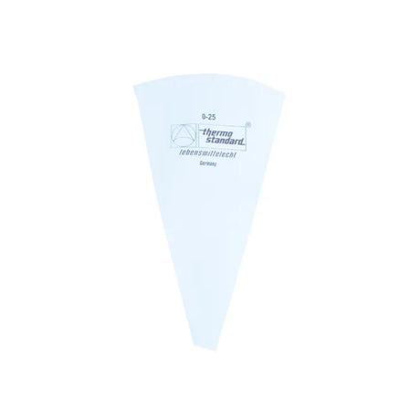 Cotton pastry bag with plastic coating, 250mm, perfect for icing and decorating pastries.