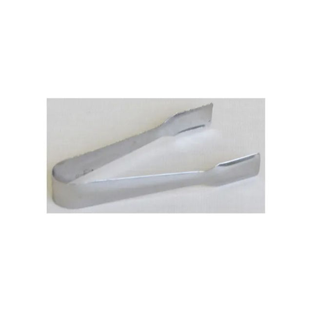 Stylish 11.5cm stainless steel sugar tongs with a square design, perfect for serving sugar at tea or baking sessions.