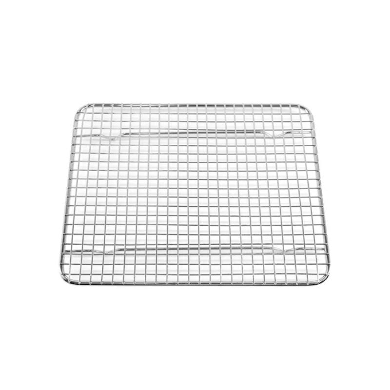 Cooling Rack 25x20cm with sturdy legs for even cooling of cakes, cookies, and pastries, made of durable chrome plate.