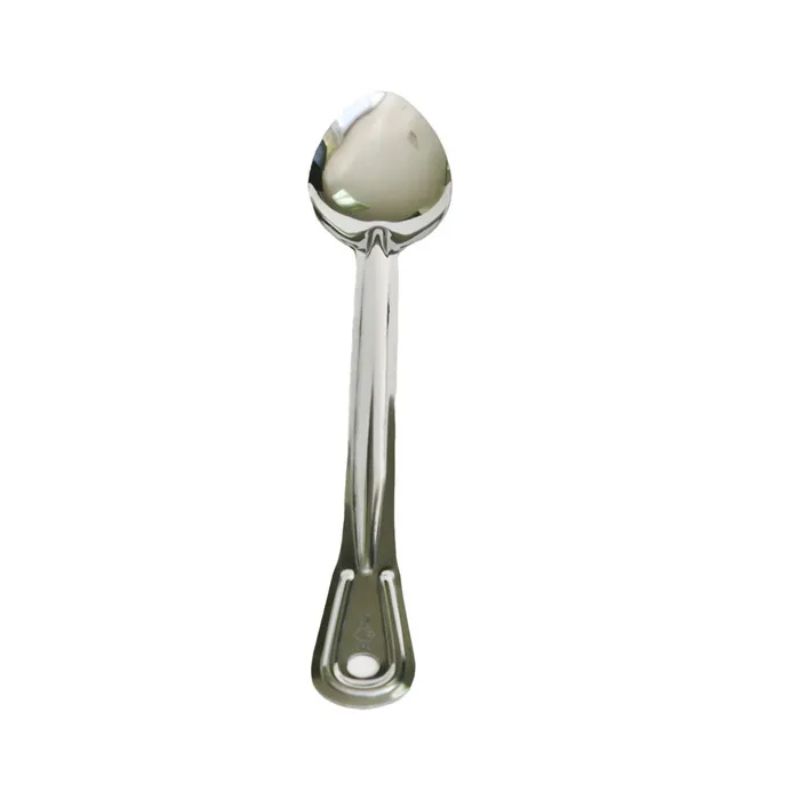 Durable 33cm stainless steel basting spoon, perfect for stirring, serving, and enhancing your kitchen experience.