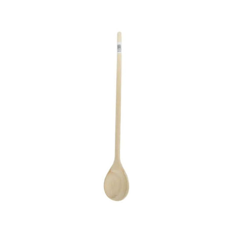 Versatile 45cm wooden spoon for stirring and mixing, crafted from premium hardwood for durability and a timeless kitchen touch.