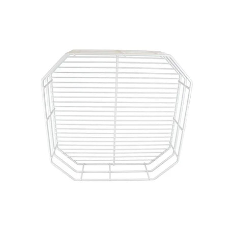 White dishwasher basket with no dividers, 435x435mm, designed for Starline dishwashers, perfect for organizing kitchen items.