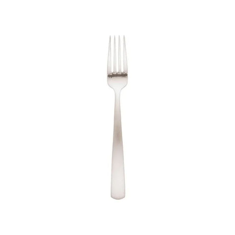 Set of 12 Sienna Table Forks in polished 18/10 stainless steel, 206mm long, perfect for elegant dining occasions.