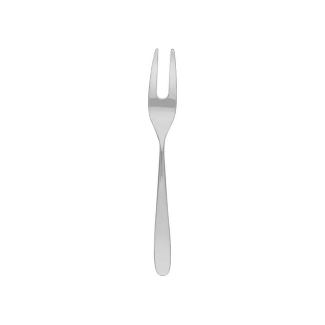 Elegant 225mm Alaska Serving Fork in polished 18/10 stainless steel, perfect for serving salads, meats, and pasta.