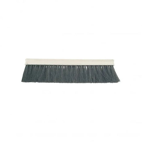 Flour Brush 30cm Black with wooden handle and soft bristles for easy flour application in baking.