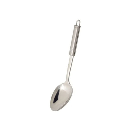 Spoon Solid 320mm in stainless steel, 320mm long, ideal for stirring, mixing, and serving with a sleek design for elegant kitchens.