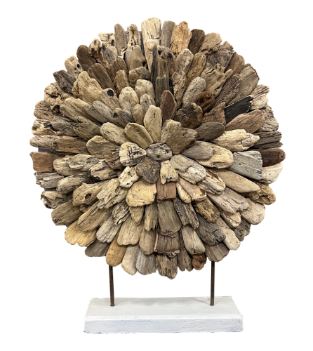 Driftwood Decorative Circle - Footed (80cm)