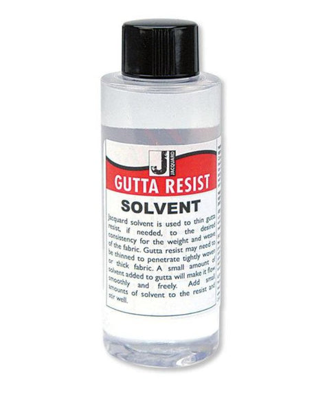 JACQUARD GUTTA 118.29ML solvent for fabric art, enhances designs, non-toxic, ensures bold, lasting colors.